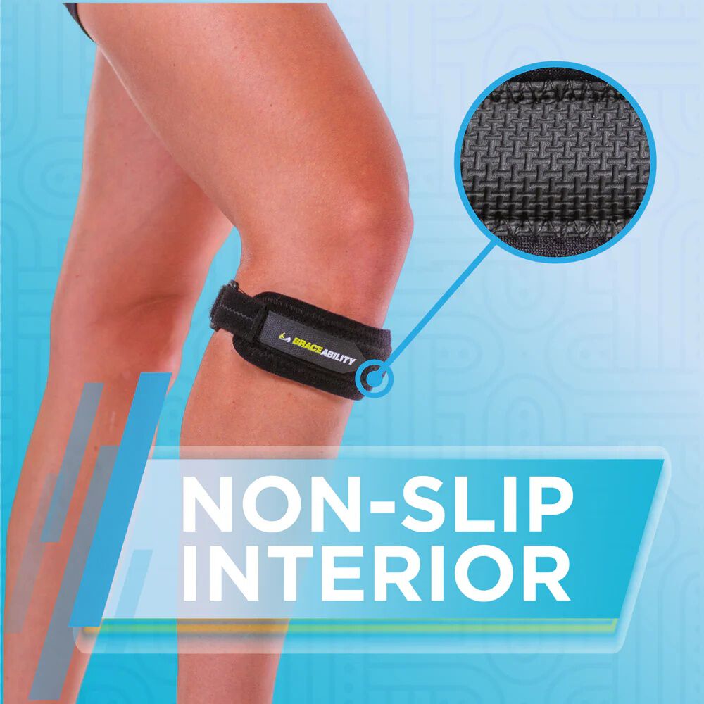 Patellar Tendon Knee Strap Brace, BLACK, alternate image number 4
