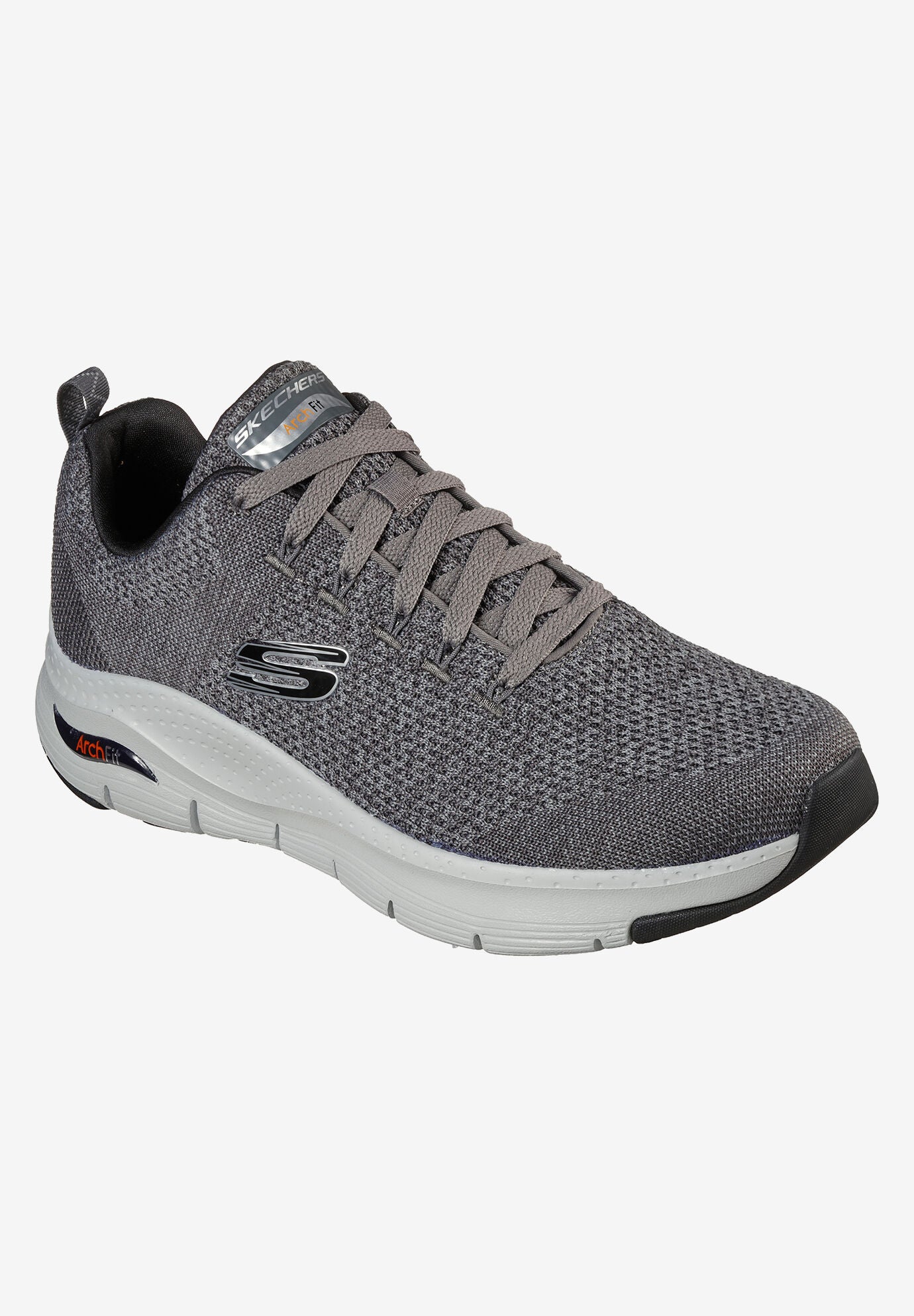 Skechers&reg; Go Walk Arch Fit Lace Up Sneakers, GREY, hi-res image number 0