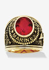 Gold-Plated Ruby United States Marines Ring, RUBY, hi-res image number null