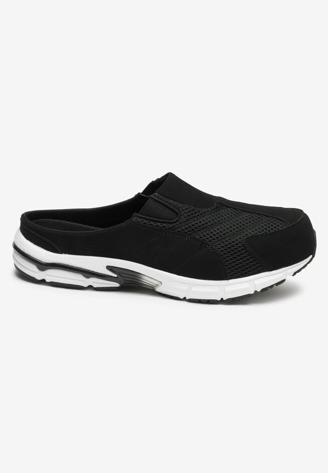 Slip-On Swim Slides, JET BLACK, hi-res image number null