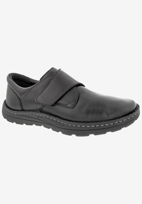 WATSON Casual Shoes, BLACK STRETCH LEATHER, hi-res image number null