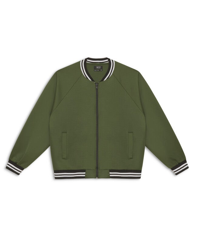 Striped Bomber Jacket, , on-hover image number null