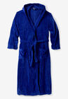 Terry Velour Hooded Maxi Robe, MIDNIGHT NAVY, hi-res image number null