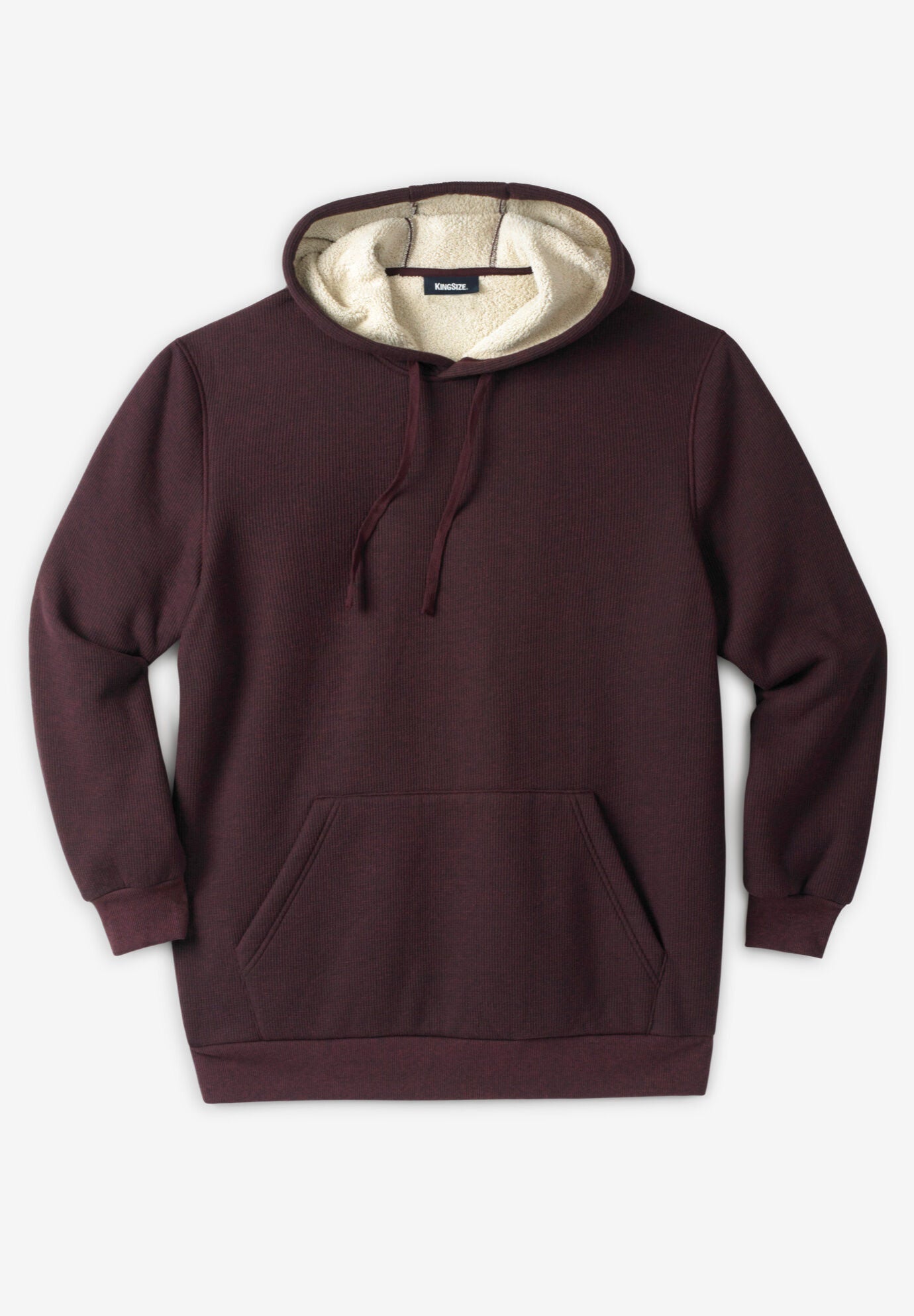 Waffle discount lined hoodie