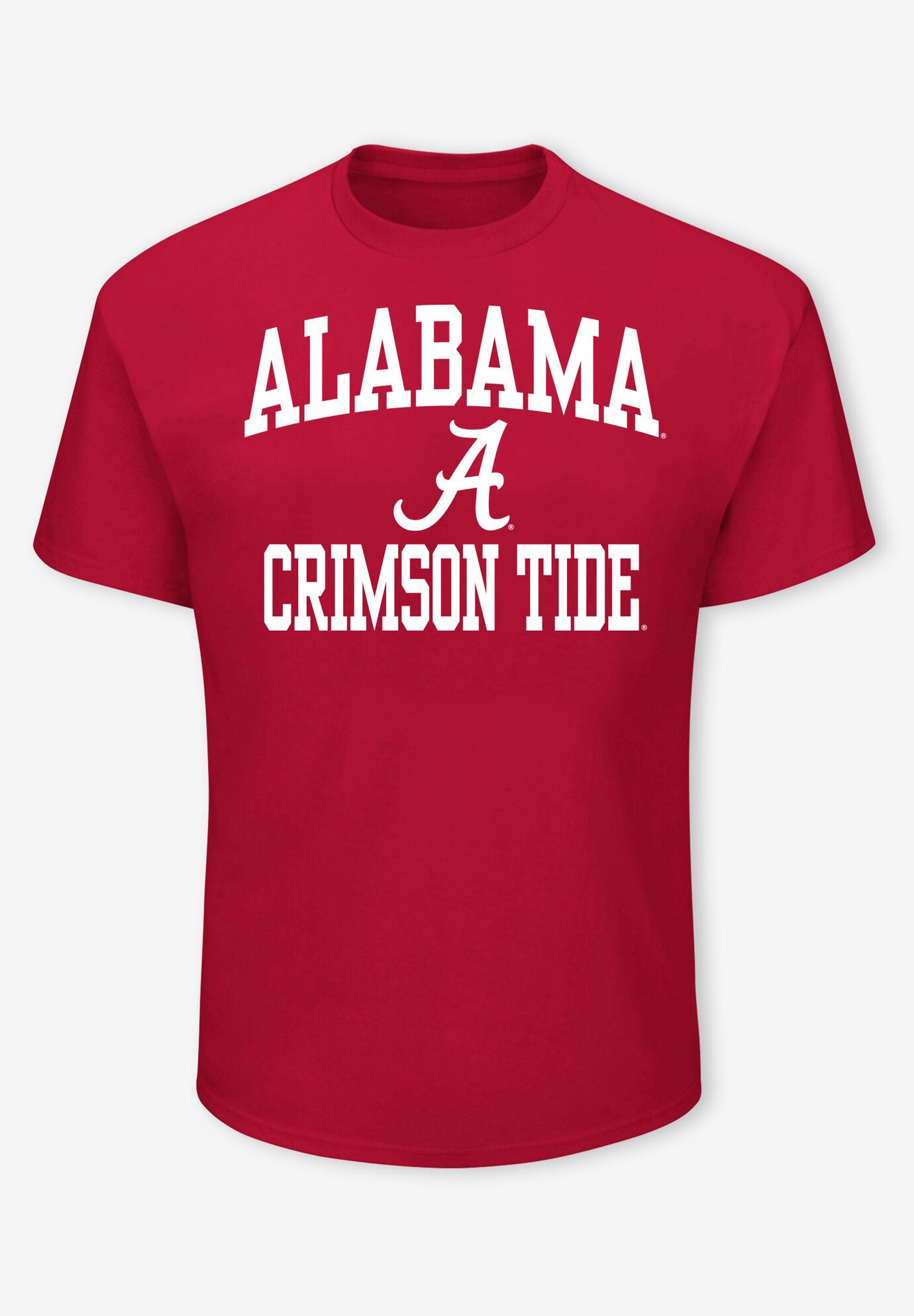 NCAA Short-Sleeve Team T-Shirt, ALABAMA CRIMSON, hi-res image number 0