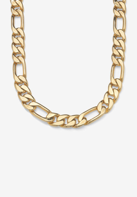 Figaro-Link Necklace 30" , YELLOW GOLD, hi-res image number null