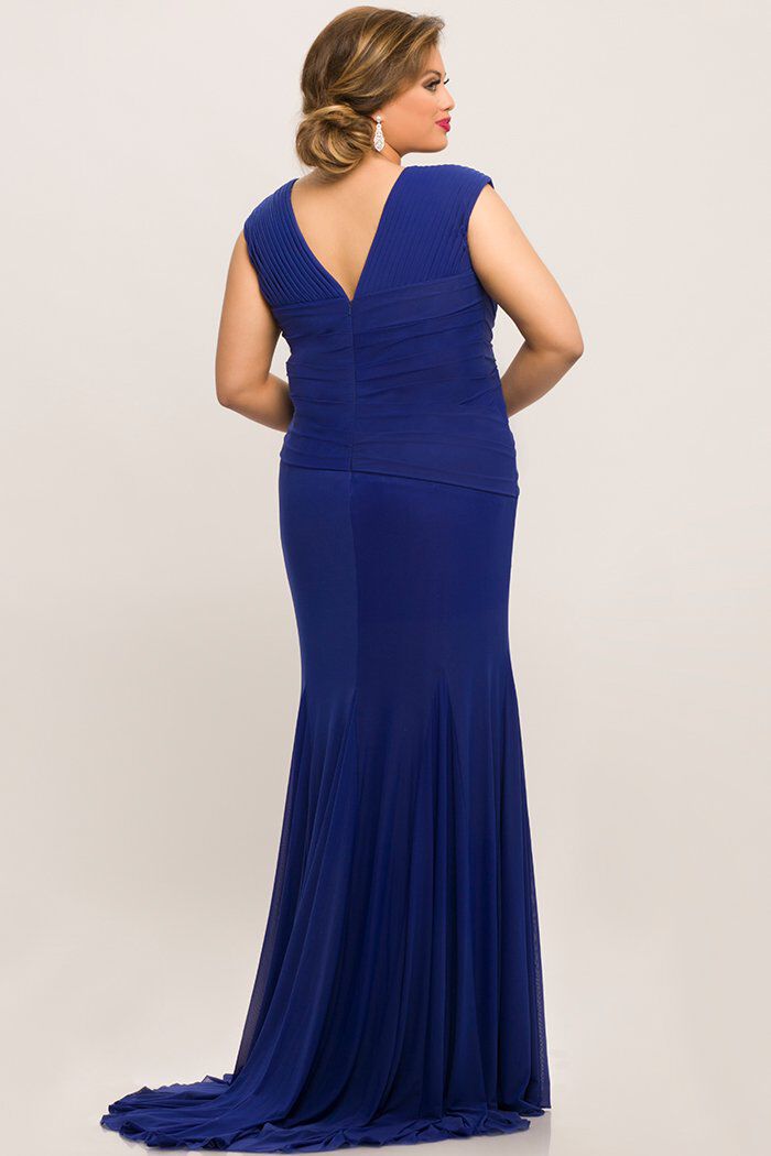 fitted plus size formal dresses