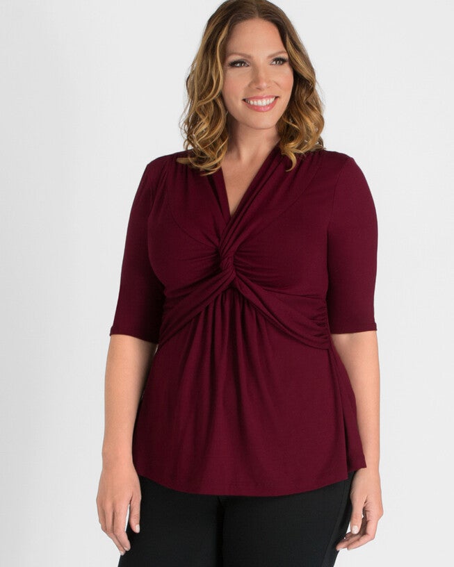 Caycee Twist Top, RedBurgundy, hi-res image number null