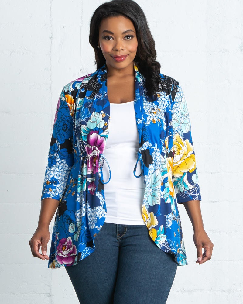 Lori Print Cardigan, , alternate image number 4