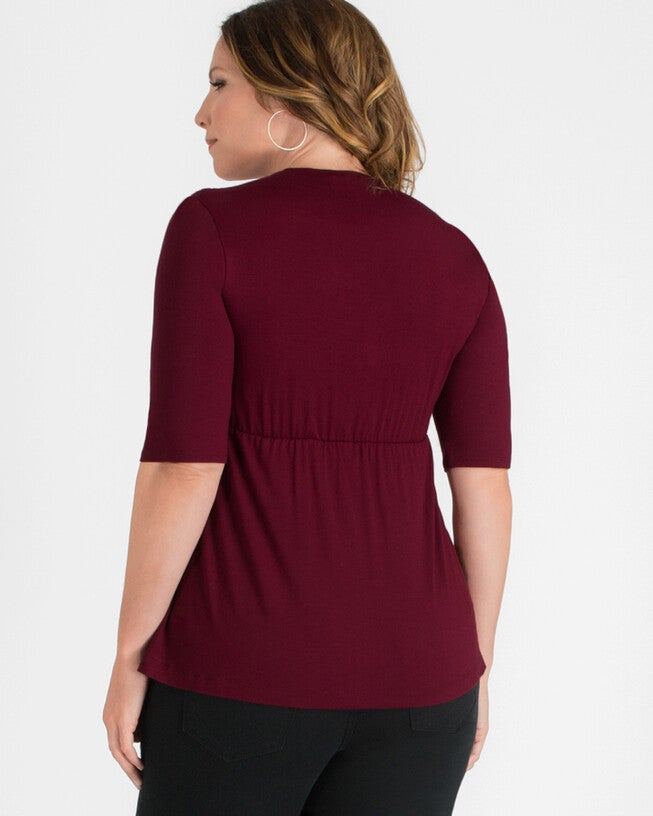 Caycee Twist Top, RedBurgundy, alternate image number null