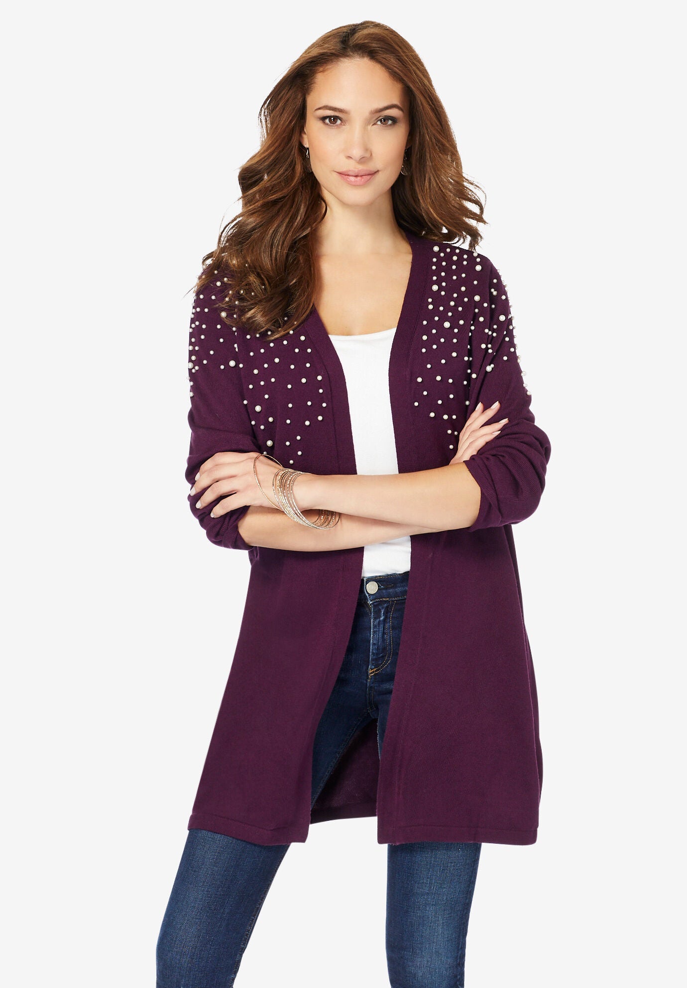 Embellished Cardigan | Brylane Home