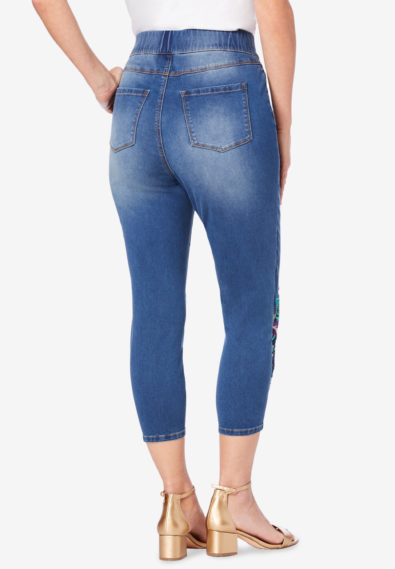 The No-Gap Capri Jean by Denim 24/7
