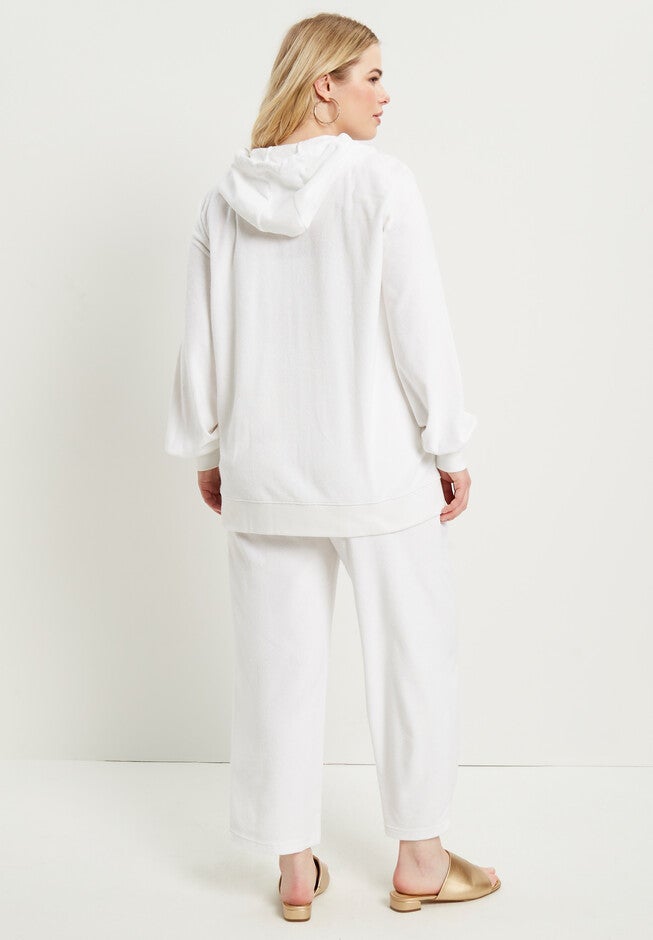 Terry Hoodie & Capri Set, , on-hover image number 1
