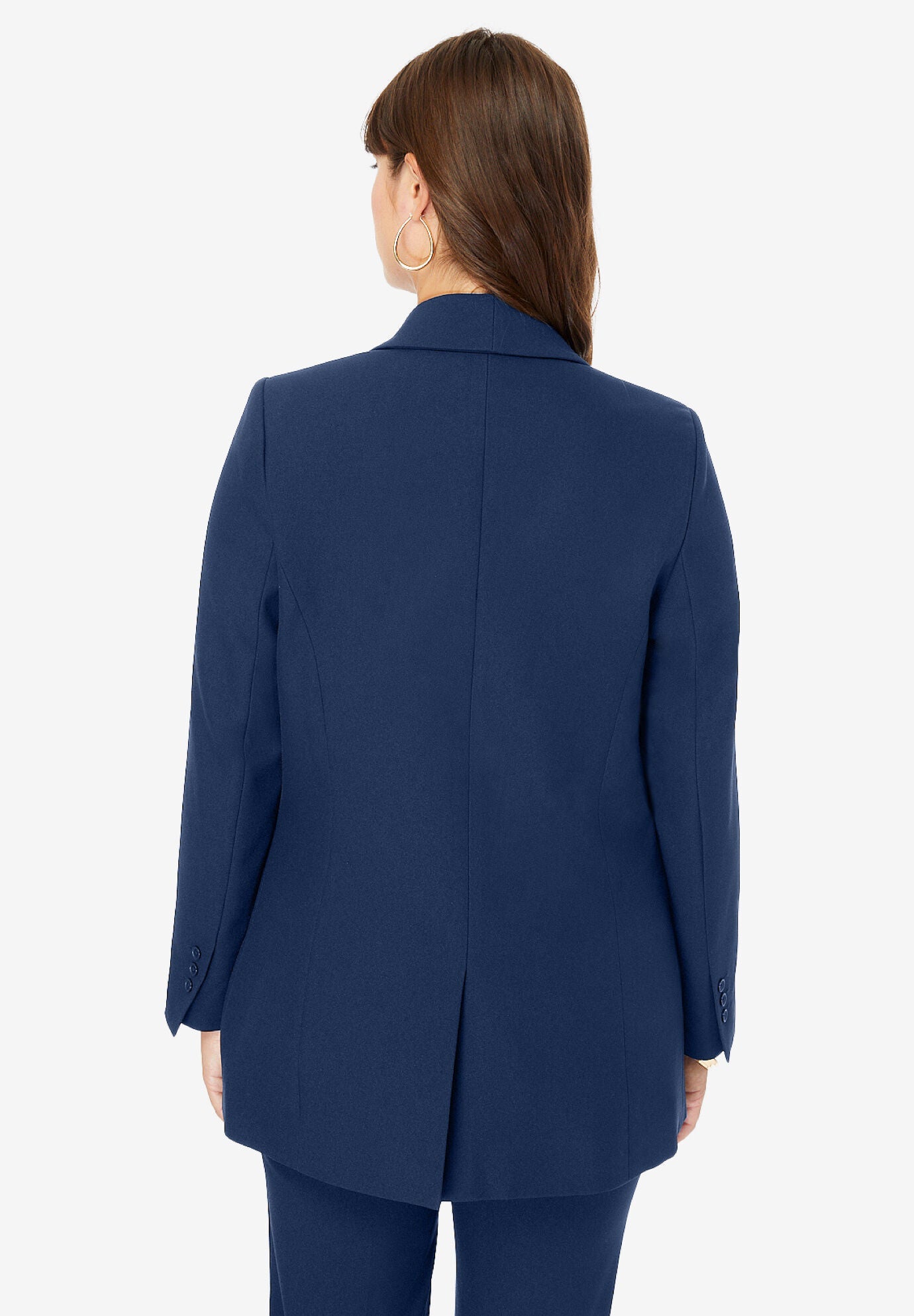 Plus Size Bendover Blazer, NAVY, alternate image number 2
