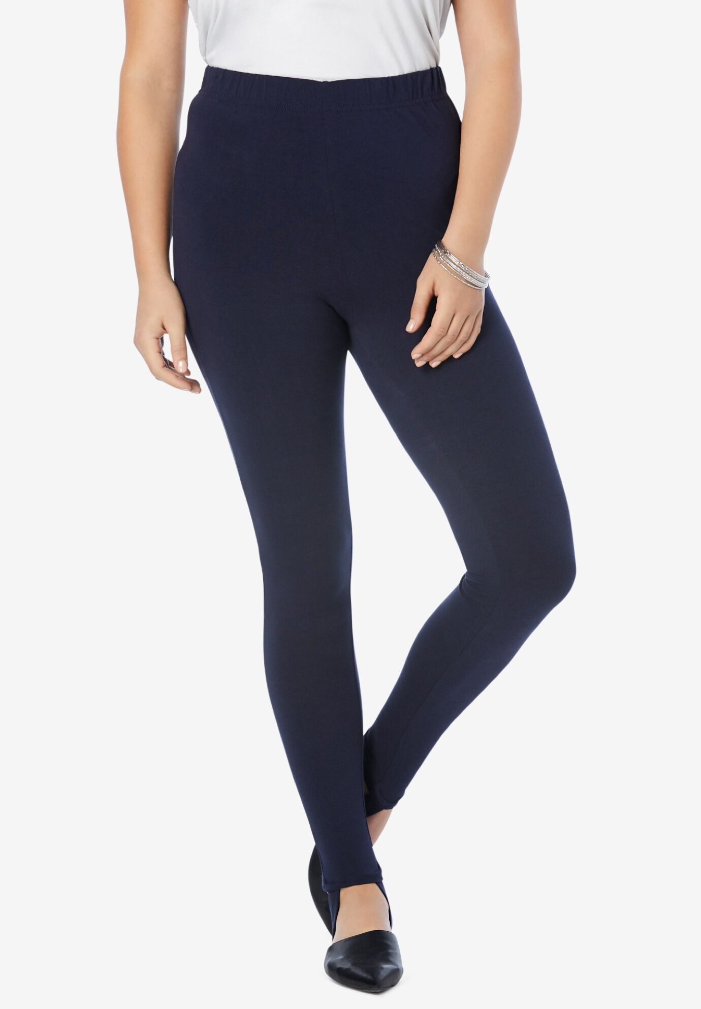 Navy stirrup leggings new arrivals