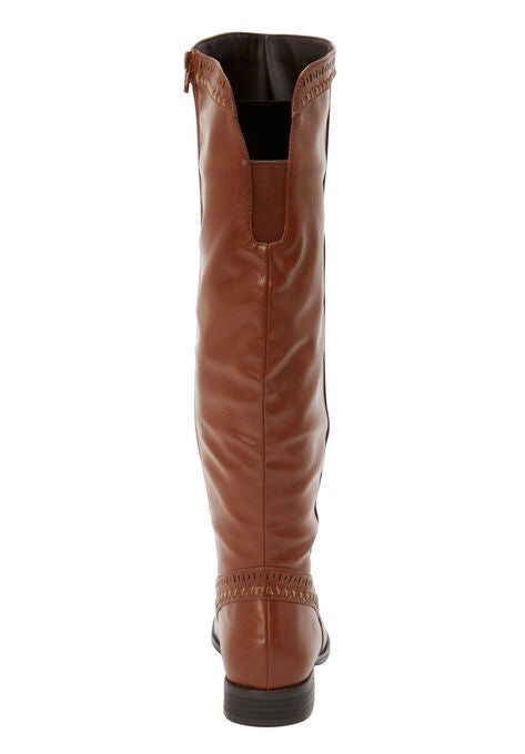 The Malina Wide Calf Boot By Comfortview Tall Boots Brylane Home