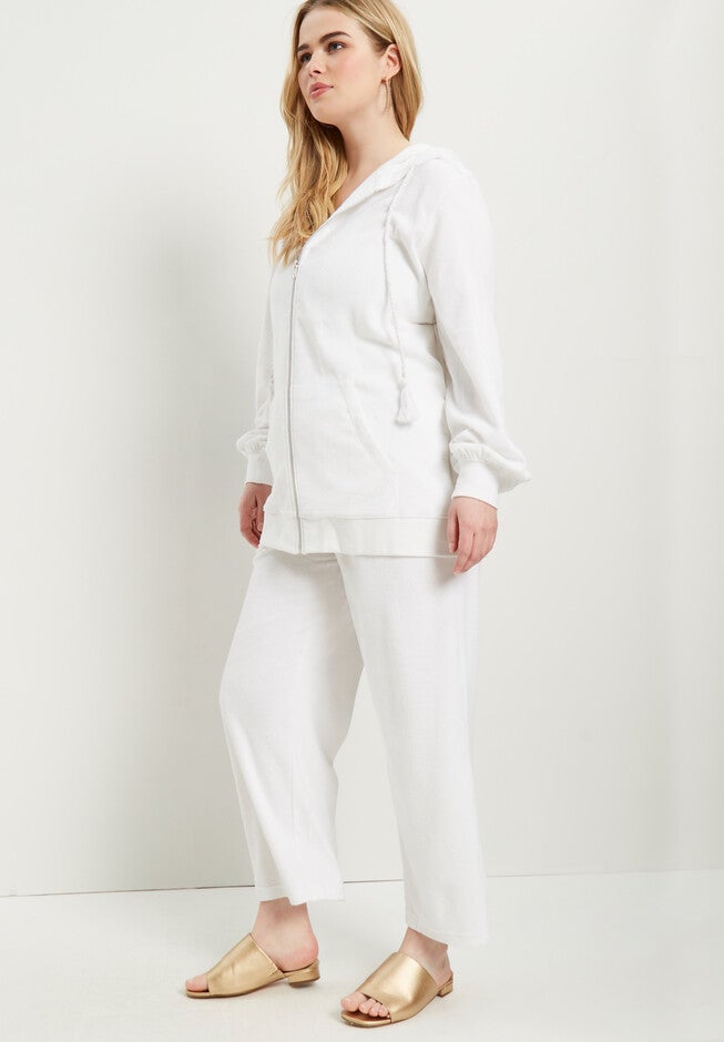 Terry Hoodie & Capri Set, , alternate image number 2