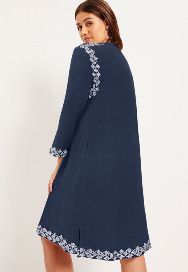 Embroidered Boardwalk Dress, , on-hover image number 1