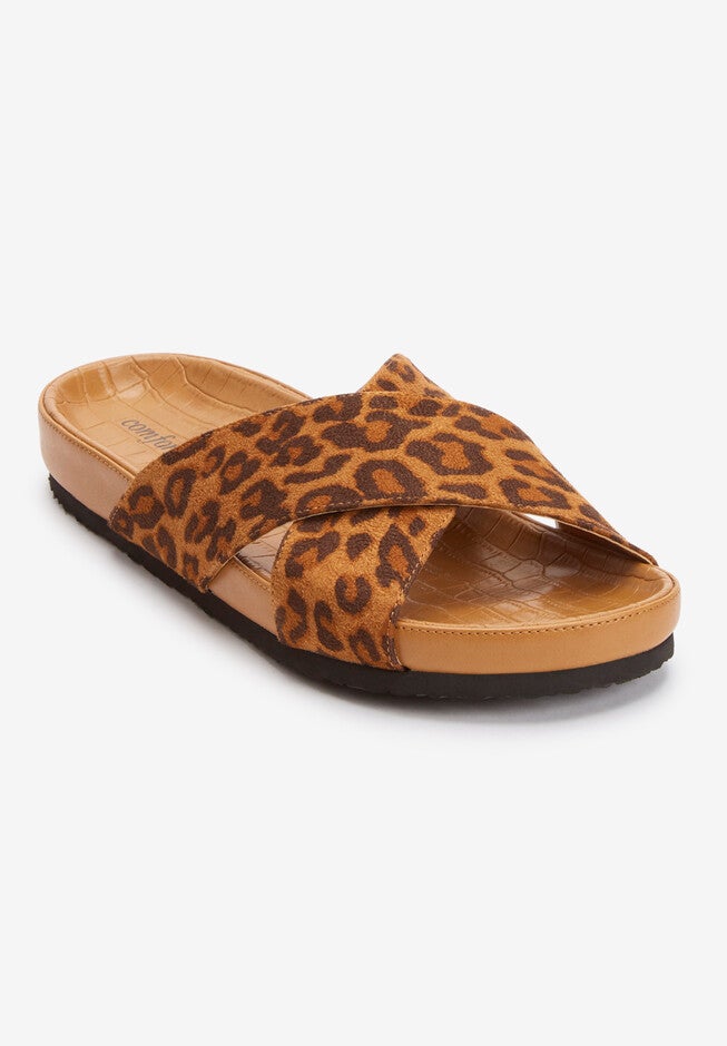 The Gia Slip On Footbed Sandal, ANIMAL, hi-res image number null