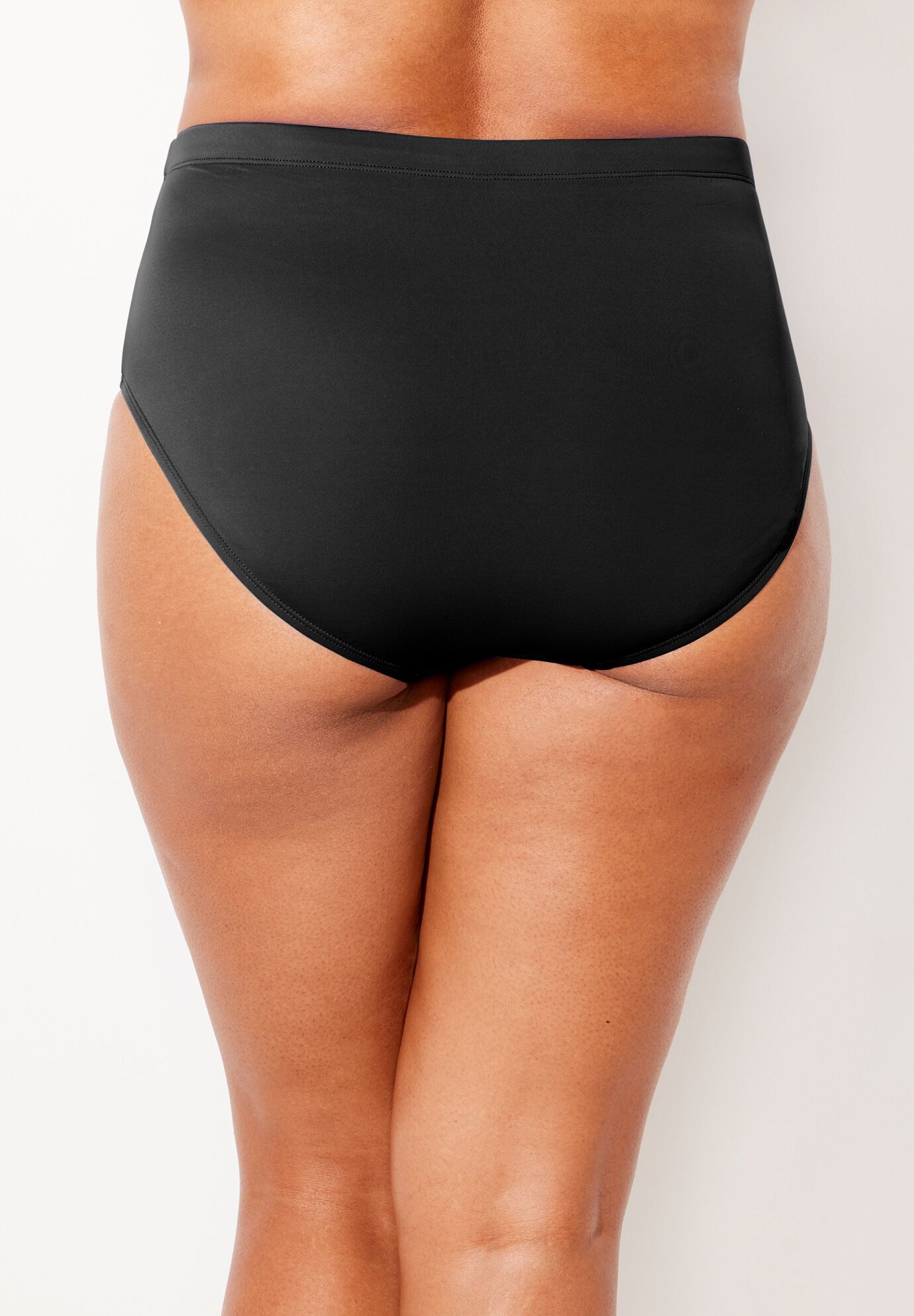 Chlorine Resistant Full Coverage Brief, BLACK, alternate image number null