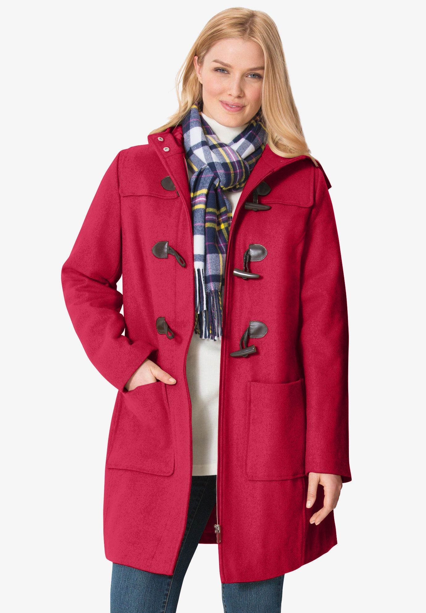 Classic Duffle Coat, CLASSIC RED, hi-res image number 0