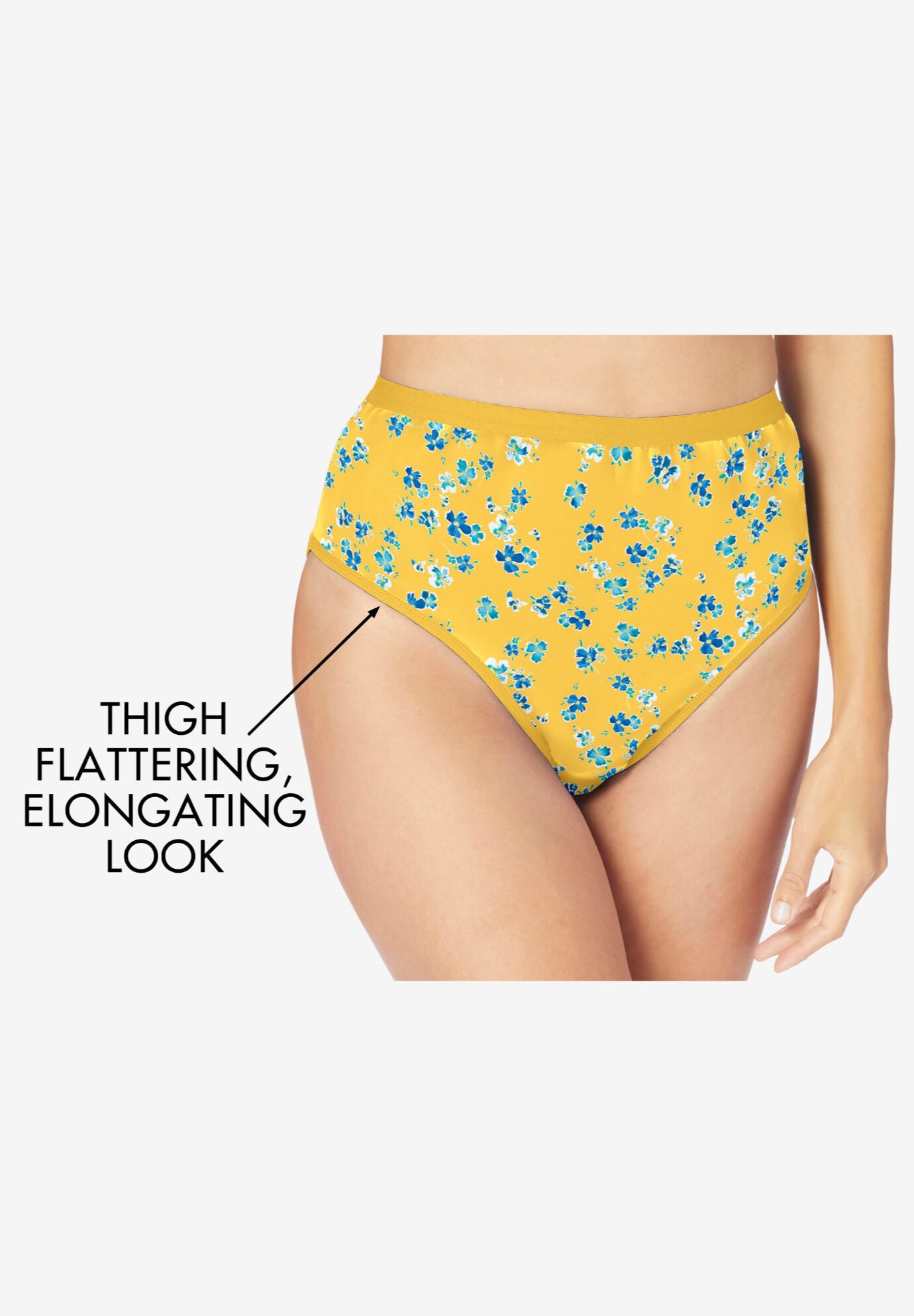 HiCut Cotton Brief 5Pack Brylane Home