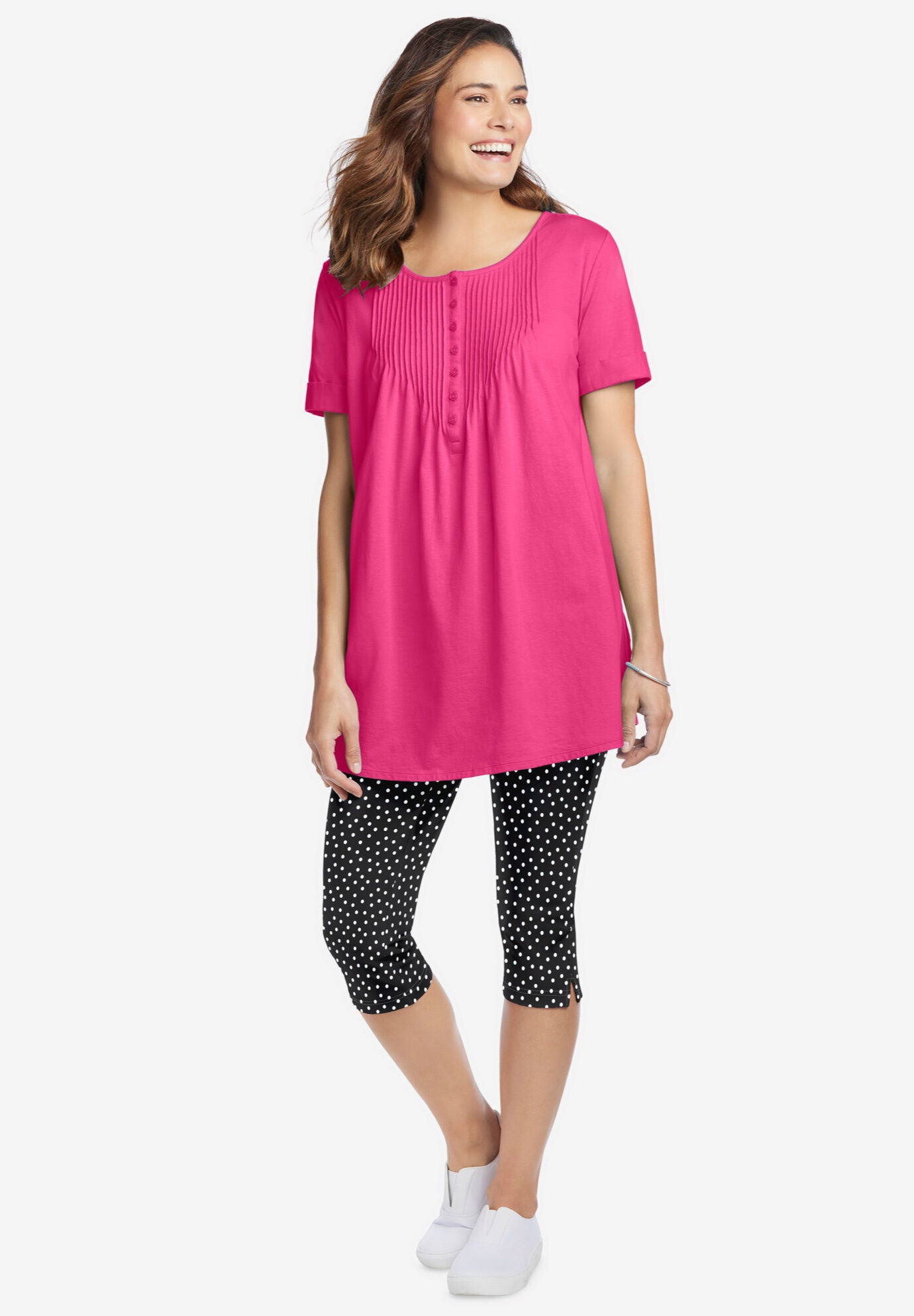Woman within capri leggings sale