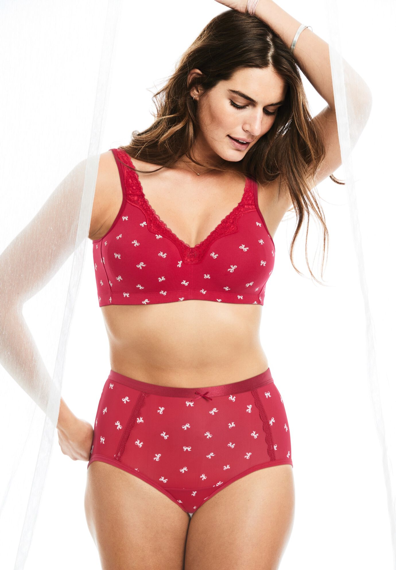 Cotton Comfort Wireless Bra, , alternate image number 5