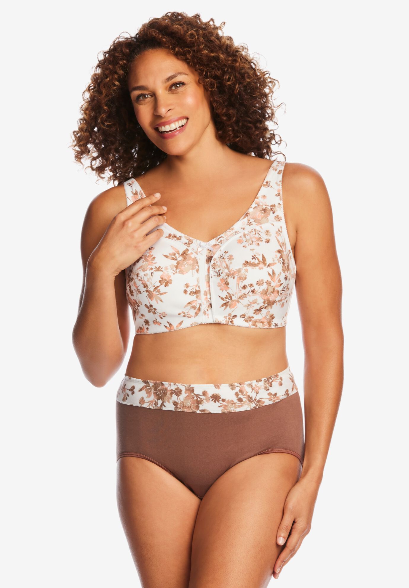 Full Coverage Stretch Cotton Color Block Brief 3-Pack, , alternate image number 10