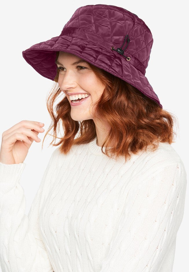 Quilted Bucket Hat, , alternate image number 1