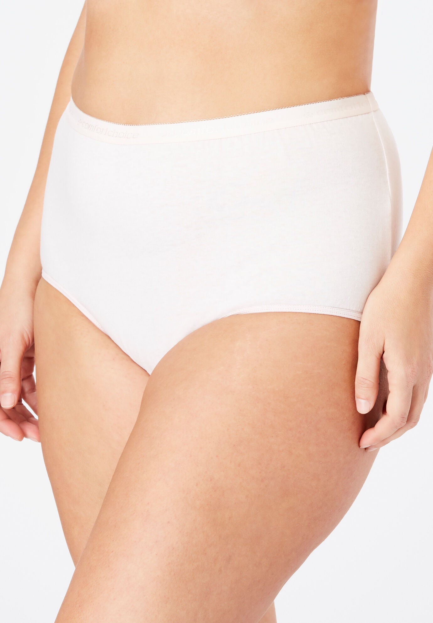 Full Coverage Cotton Brief 10-Pack, WHITE PACK, alternate image number 4