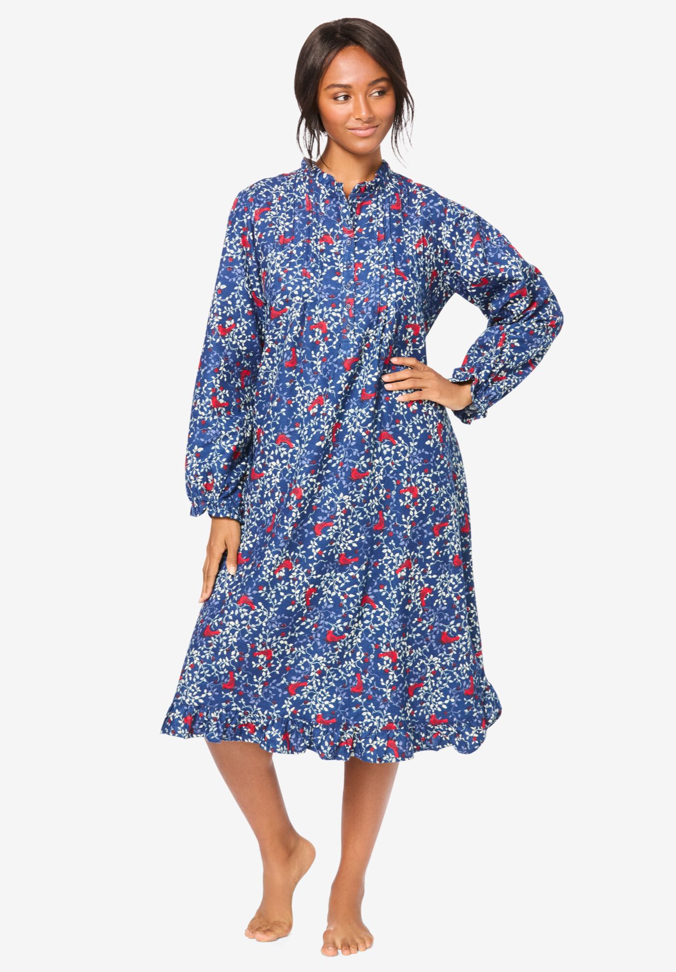 Short new arrivals flannel nightgown