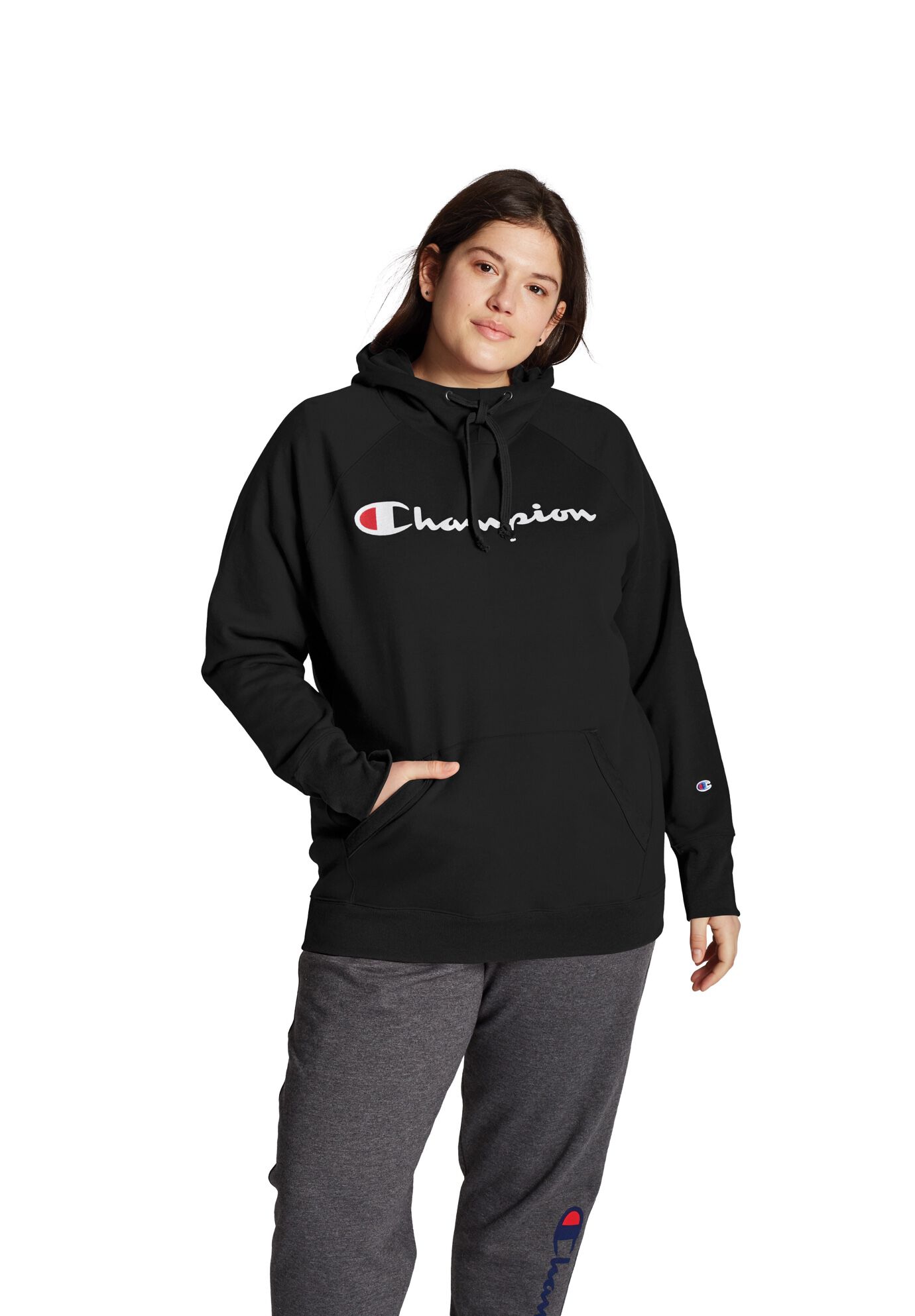 Women's champion cheap powerblend fleece hoodie