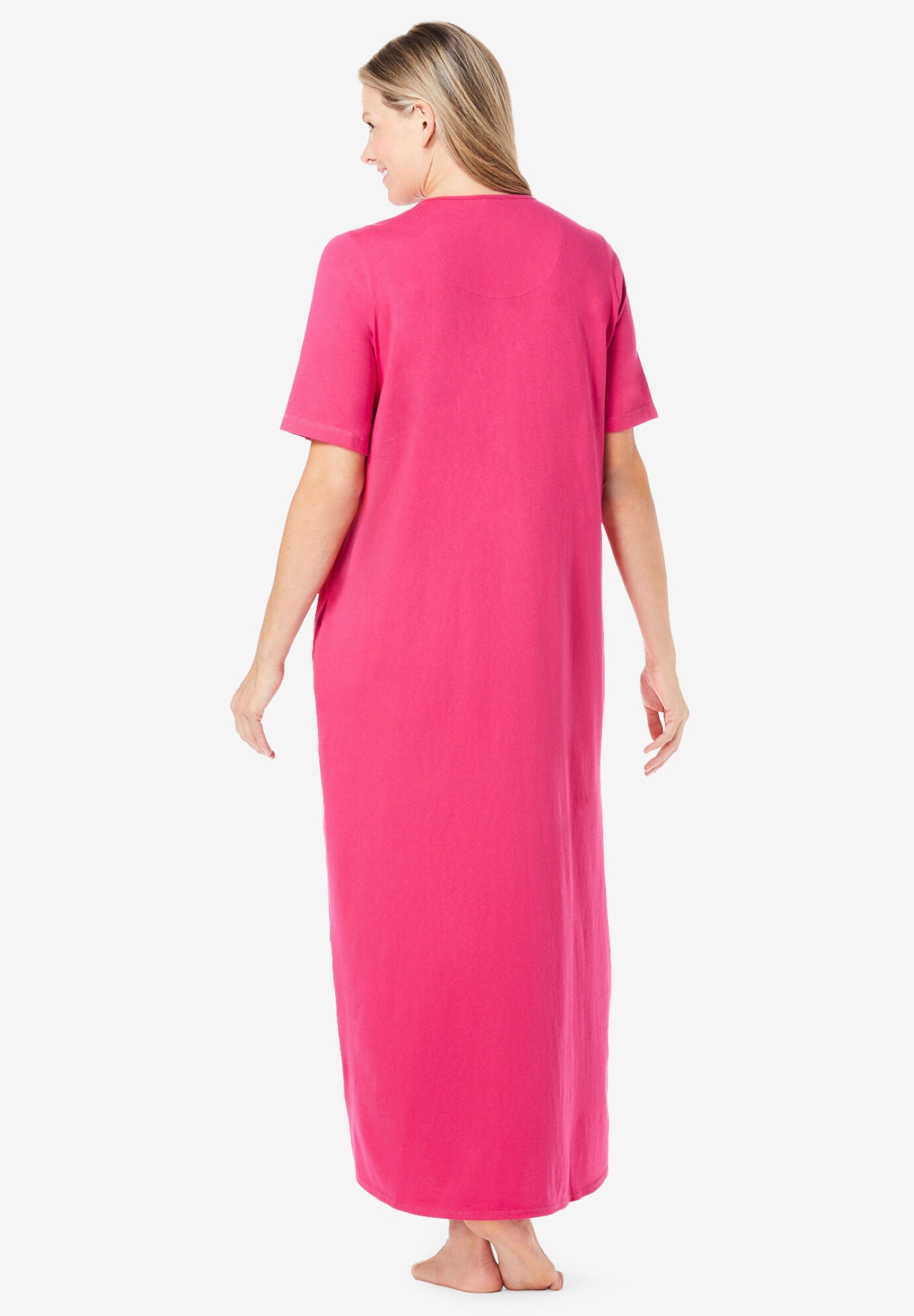 Knit Zip Long Lounger Brylane Home