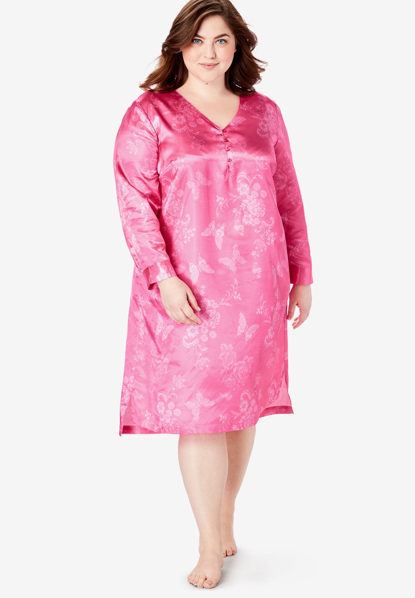 satin sleep gown