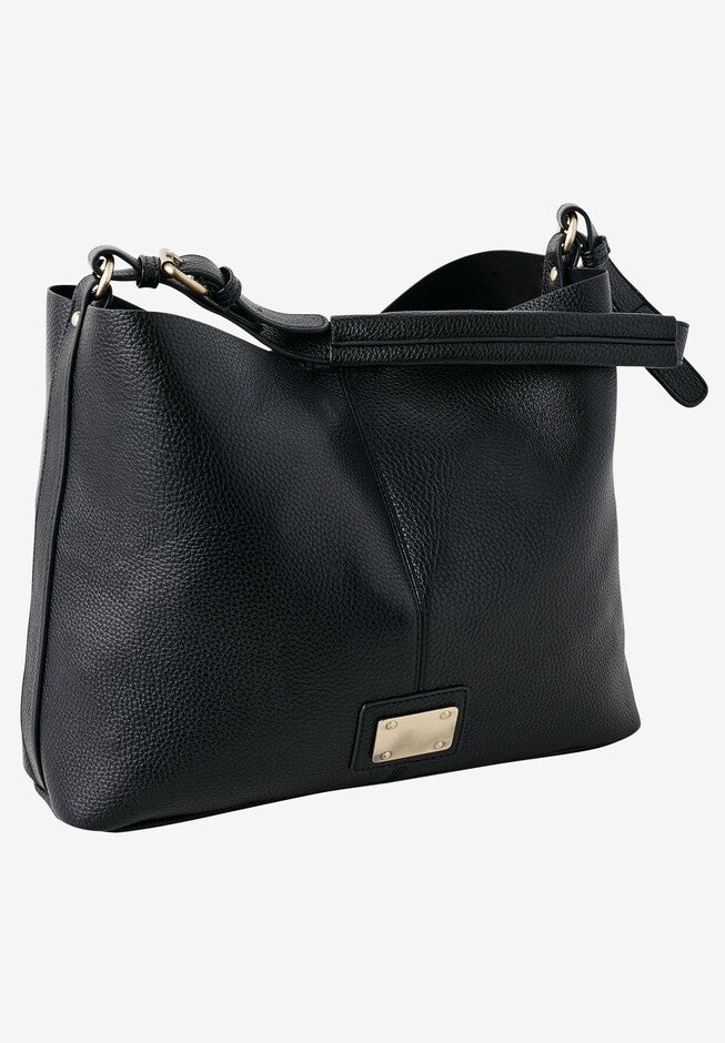 Hobo Shoulder Bag, BLACK, hi-res image number null