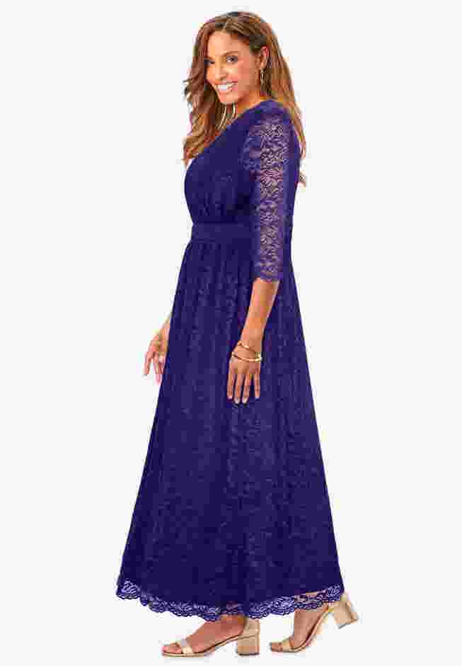 Stretch Lace Maxi Dress image number 2