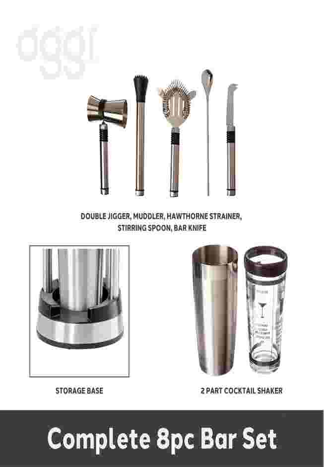 8-Piece Bar Set image number 2