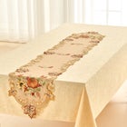 Embroidered Cutout Table Runner image number null