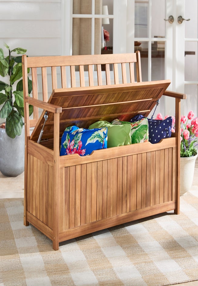 Lucas Outdoor Storage Bench image number 1