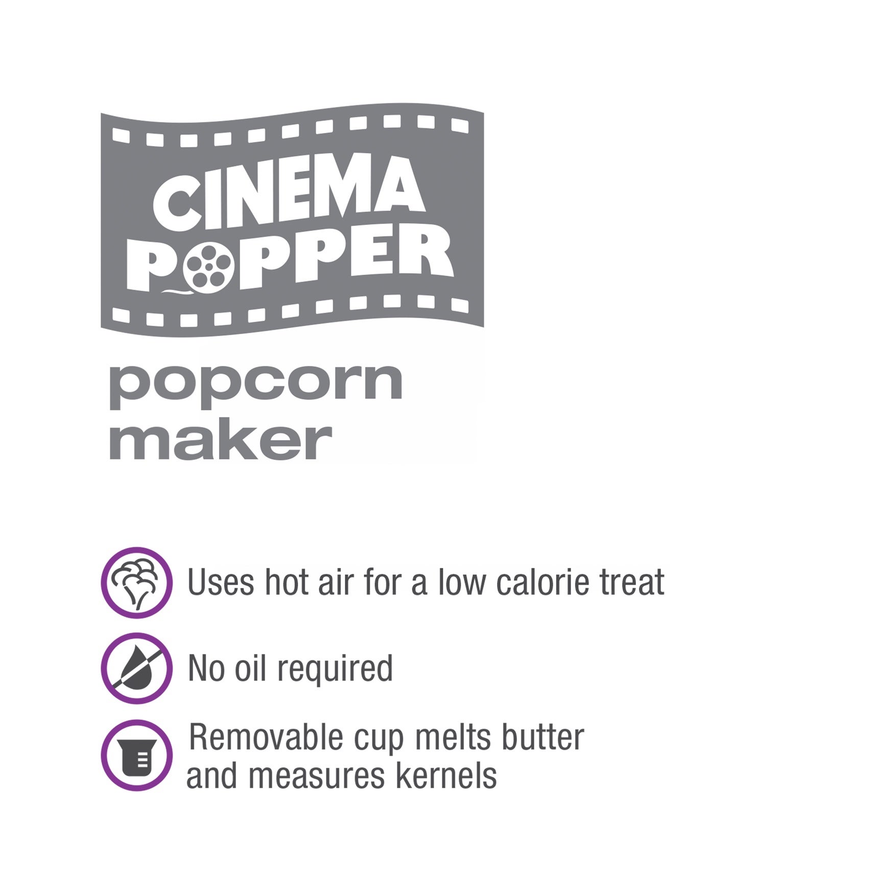 Salton&reg; Cinema Popper Popcorn Maker image number 4