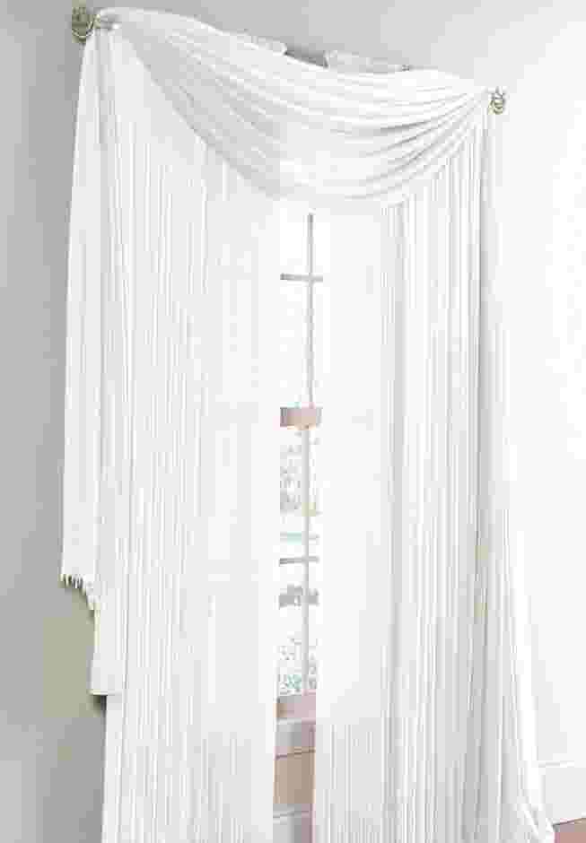 BH Studio Sheer Voile Scarf Valance image number 0