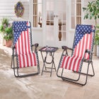 3-Pc. Americana Zero Gravity Chair and Table Set image number null