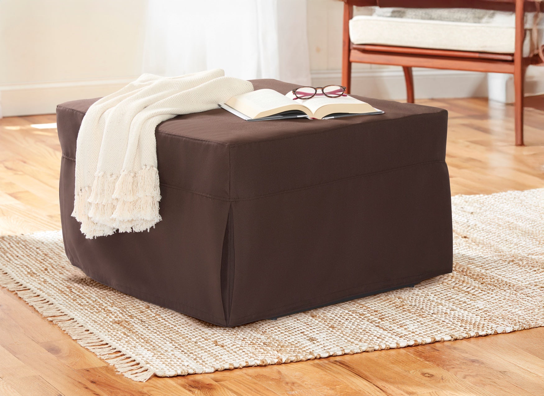 350 lbs. Weight Capacity Sleeper Ottoman image number 3