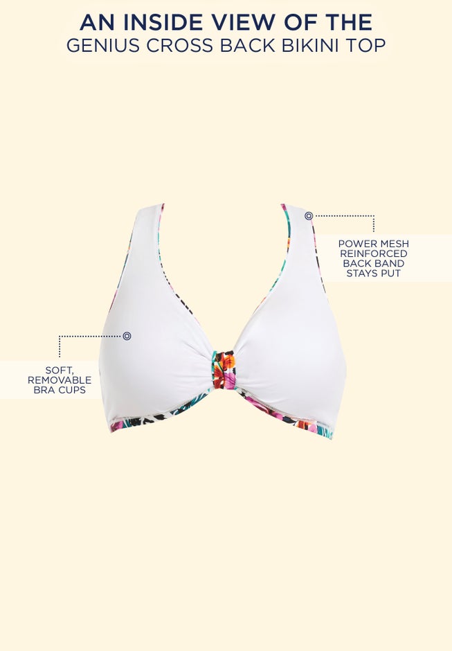 Genius Cross Back Bikini Top image number null