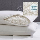 2-Pack Quilless Feather-Filled Pillows image number null