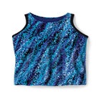 Longer-Length High-Neck Racerback Tankini Top image number null