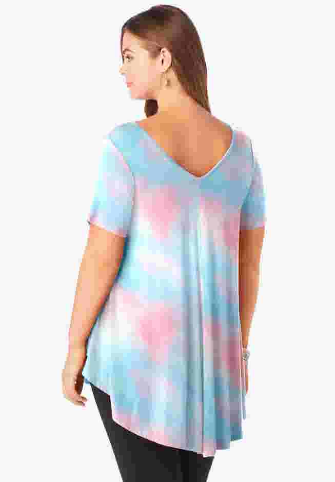Ultra Drape V Neck Swing Tunic image number 1