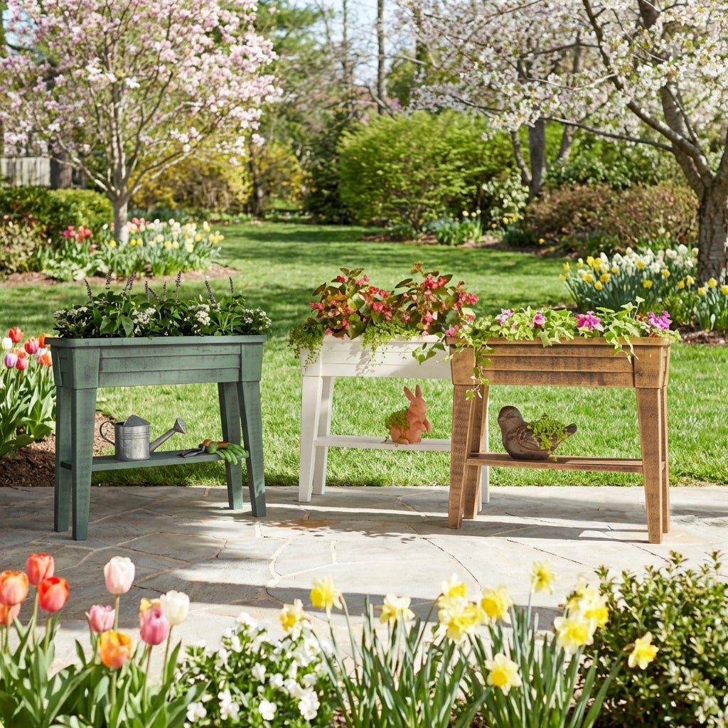 36"W Raised Garden Planter image number 2