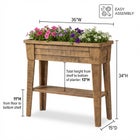 36"W Raised Garden Planter image number null